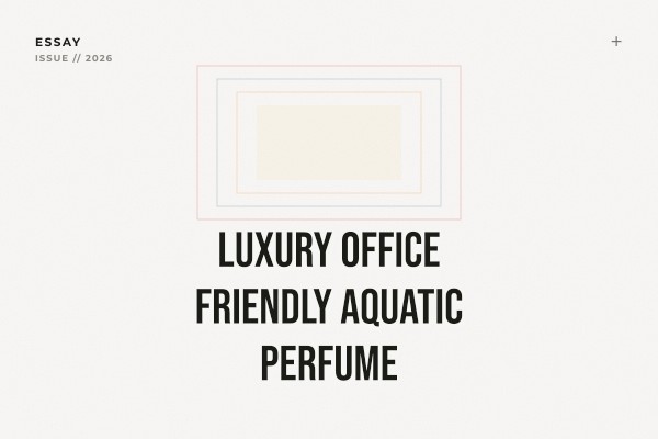 luxury office friendly aquatic perfume
